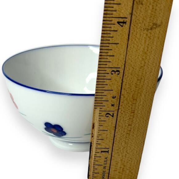 MISTY ROSE Floral Rice Bowls Set of 4 - Picture 8 of 8